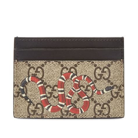 gucci men's snake card holder|Gucci wallet snake cheap.